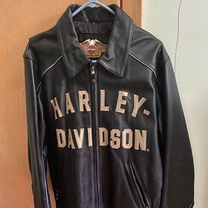 Harley Davidson Leather Jacket 100 Year Anniversary Size M